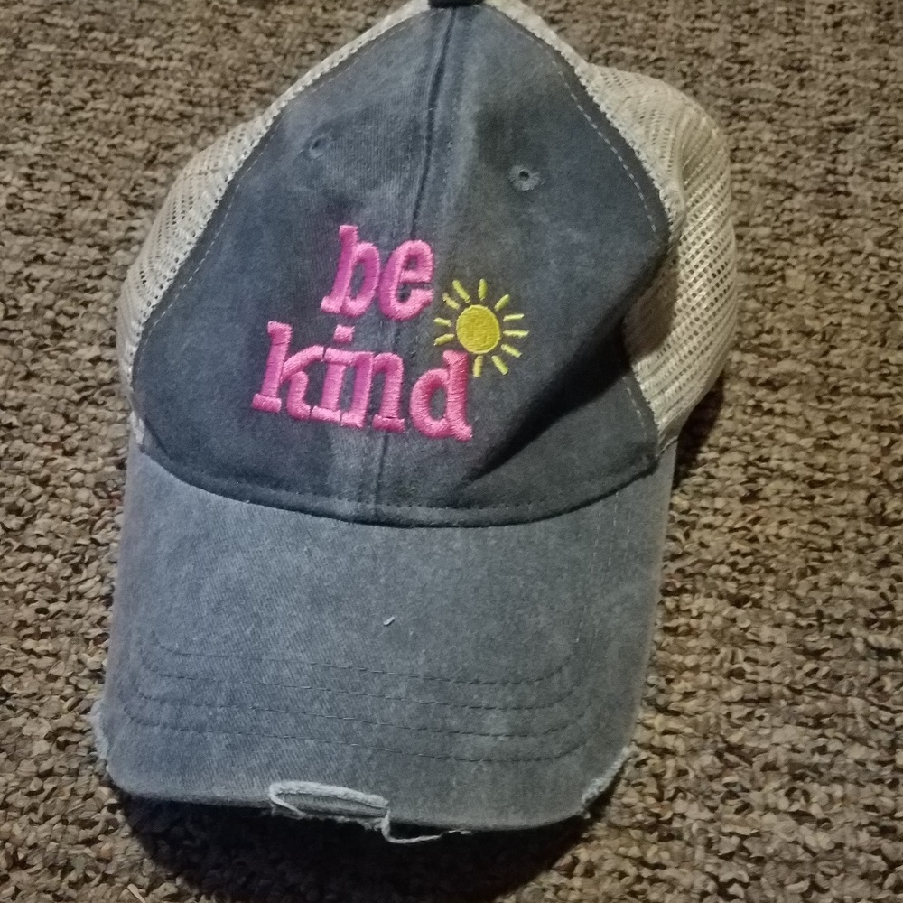 Be Kind SunShine Sisters Distressed Cap